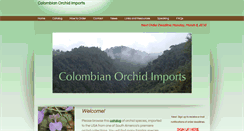 Desktop Screenshot of colombianorchidimports.com